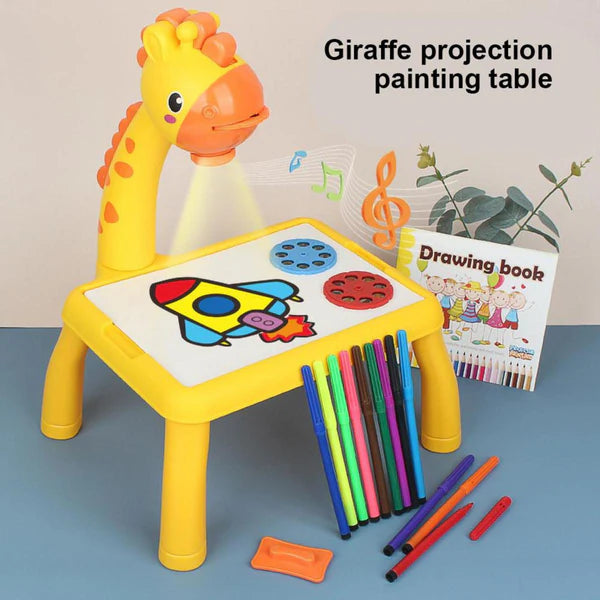 Light Projection Painting Table for Kids