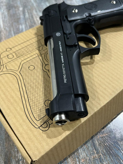 Black+Silver Beretta Toy Gun!